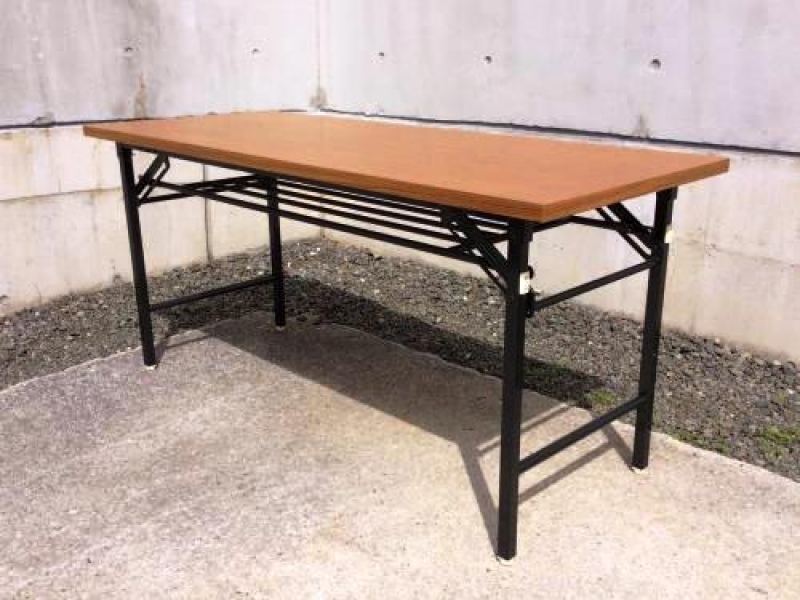【日本製】会議テーブル　W1500/D600　チーク　新品展示品