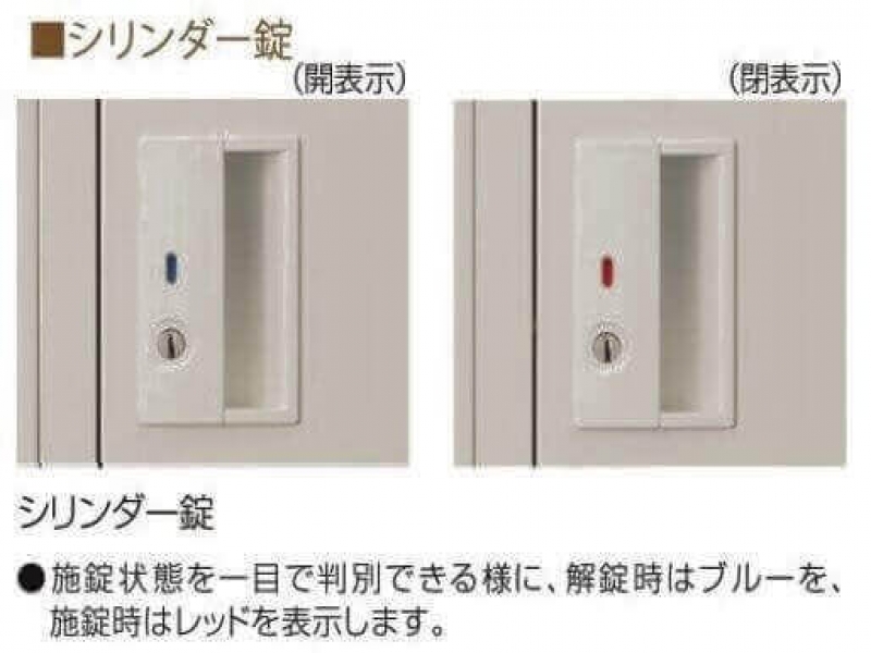 【販売終了】5人用ロッカー　NL57-P　新品_3