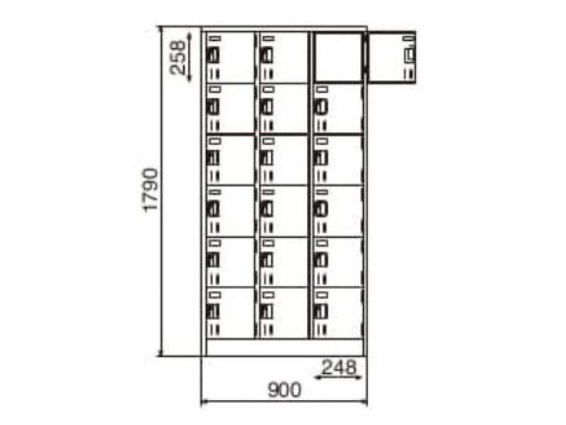 18人用ロッカー　新品_2