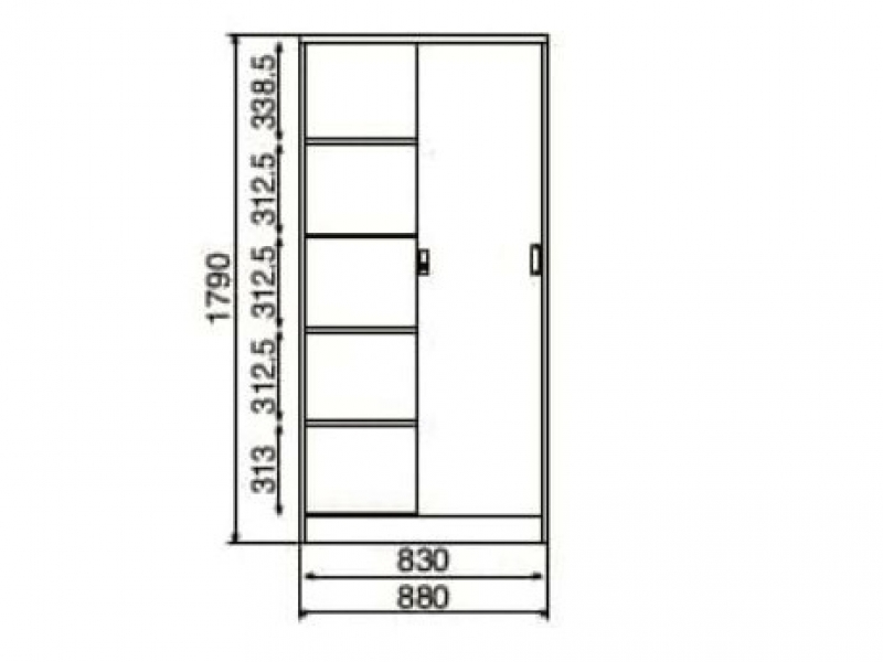 【法人様限定/送料無料】引違い書庫　603D-AW　新品_1