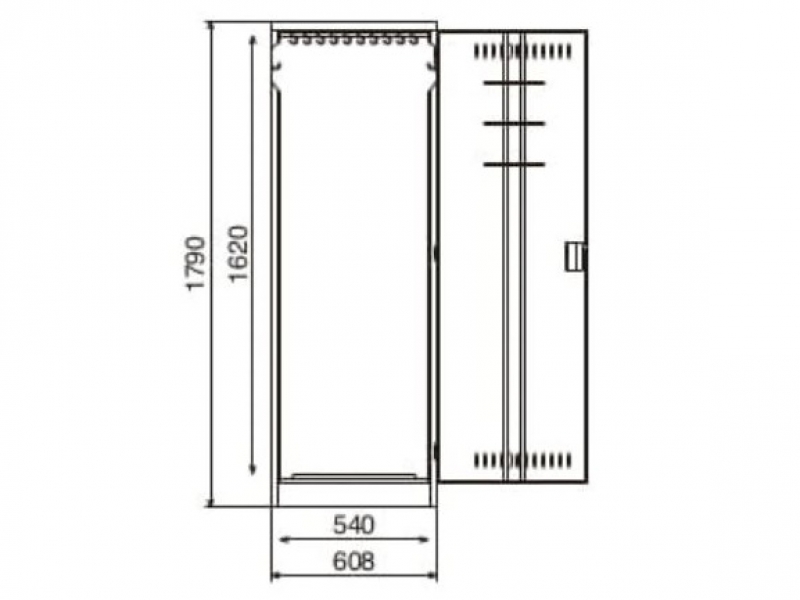 掃除用具ロッカー　ワイドタイプ　新品_2