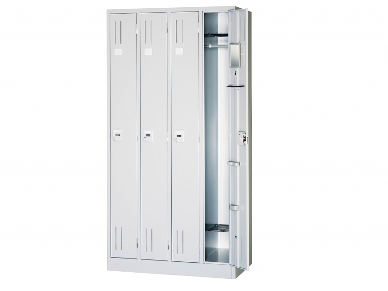 4人用ダイヤルロッカー　KL47-AW　新品