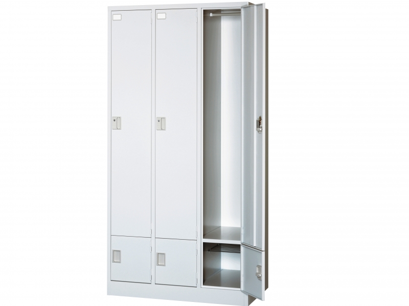 3人用ジョブロッカー　JL32　新品