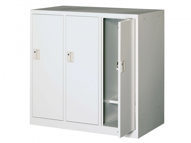 【販売終了】ミニロッカー　3人用　アルプスホワイト　MLK3-W　新品