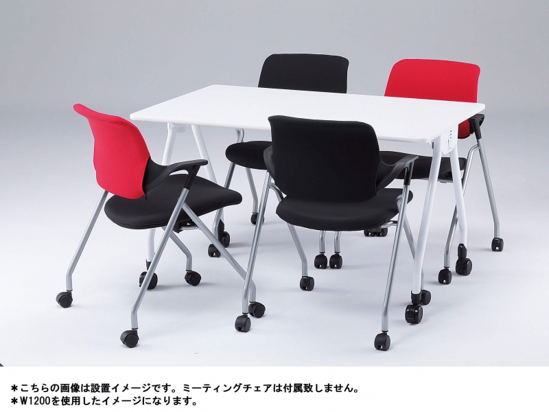 【販売終了】PAGシリーズ　移動式ミーティングテーブル　W1800　新品_6