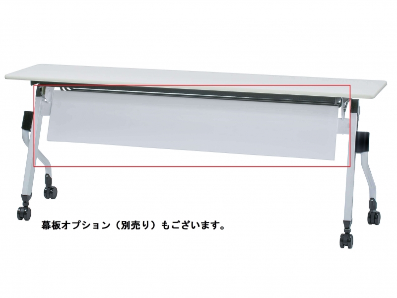 ZBRシリーズ　スタッキングテーブル　W1500/D600　ホワイト　新品_6