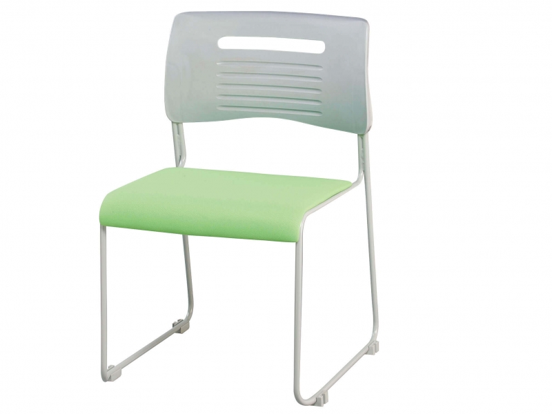 【販売終了】PMCシリーズ　スタッキングチェア　ライム　新品