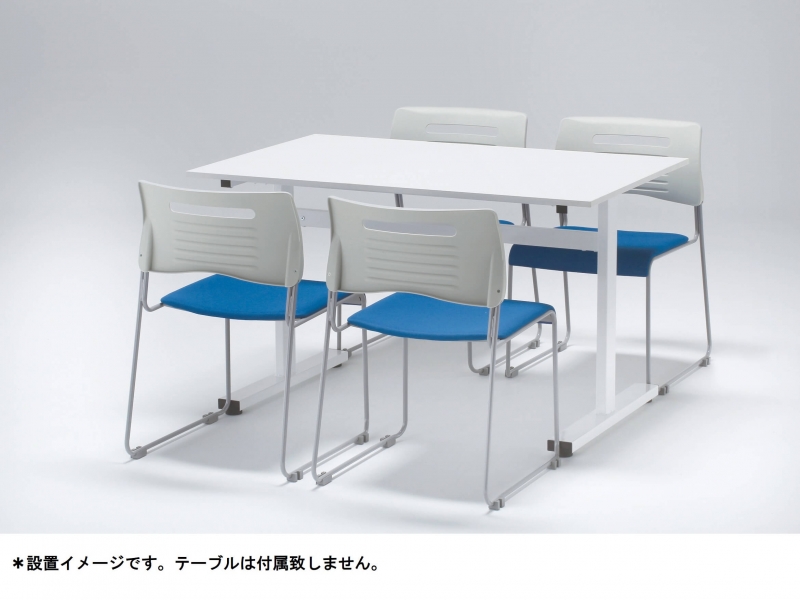 【販売終了】PMCシリーズ　スタッキングチェア　ライム　新品_5