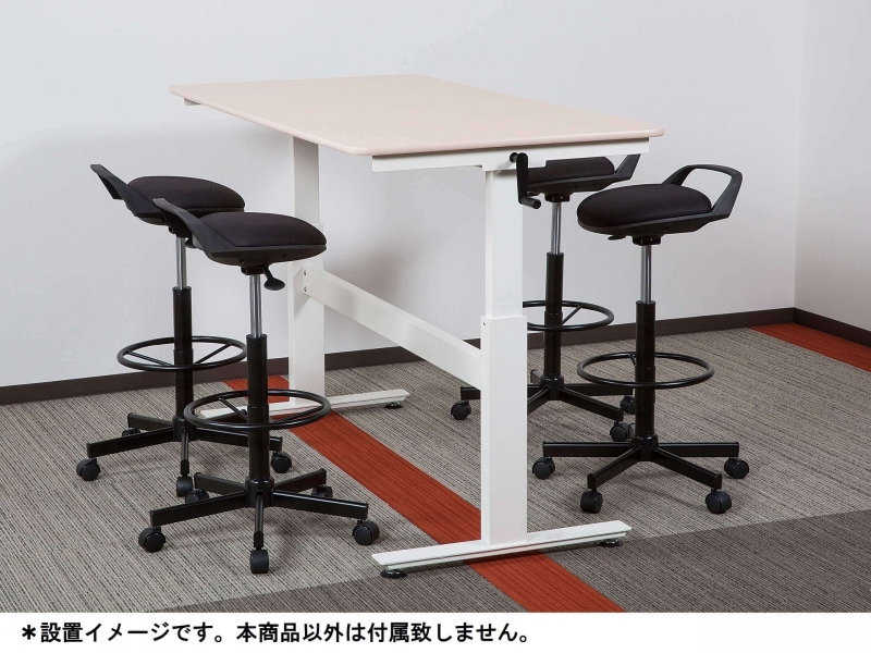 【販売終了】昇降機能付きテーブル　W1600　新品_6