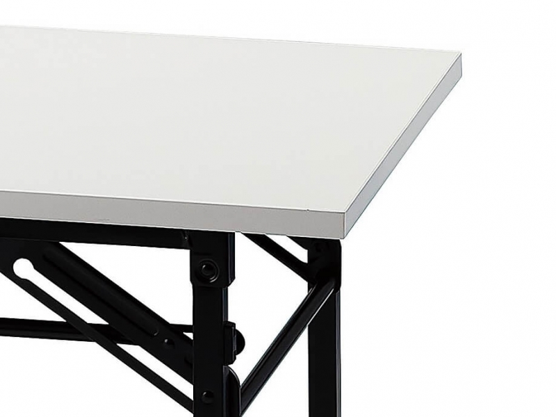 折り畳み会議テーブル　W1800/D600　ホワイト　新品_1