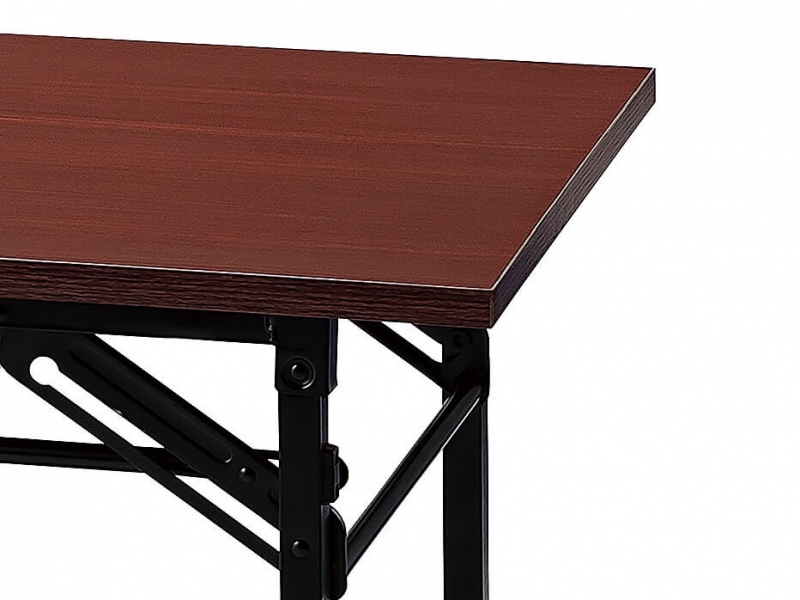 折り畳み会議テーブル　W1800/D600　ローズ　新品_1