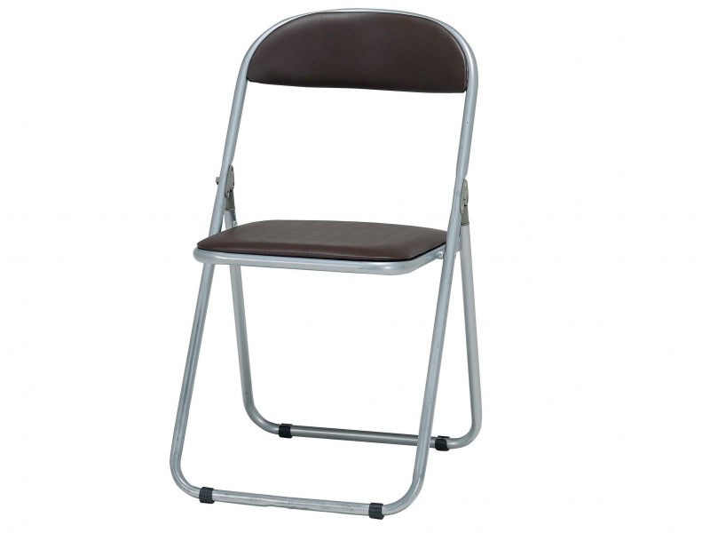 【販売終了】折り畳みイス　IB-09N　ブラウン　新品