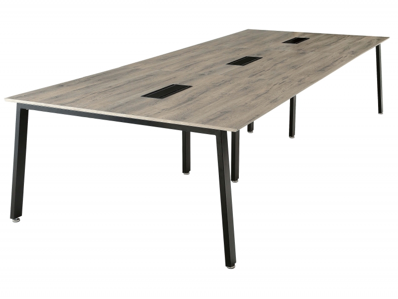 MUEシリーズ　会議テーブル　アッシュ天板　W3600　新品