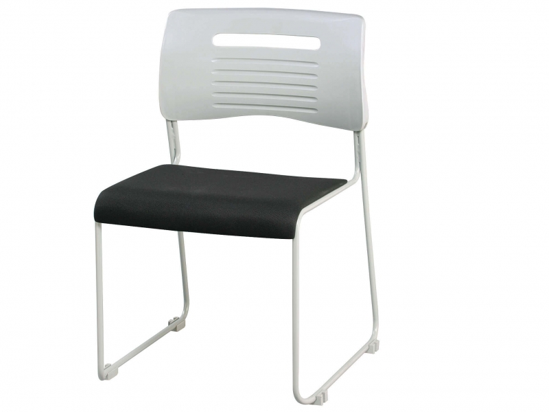 【販売終了】PMCシリーズ　スタッキングチェア　ブラック　新品