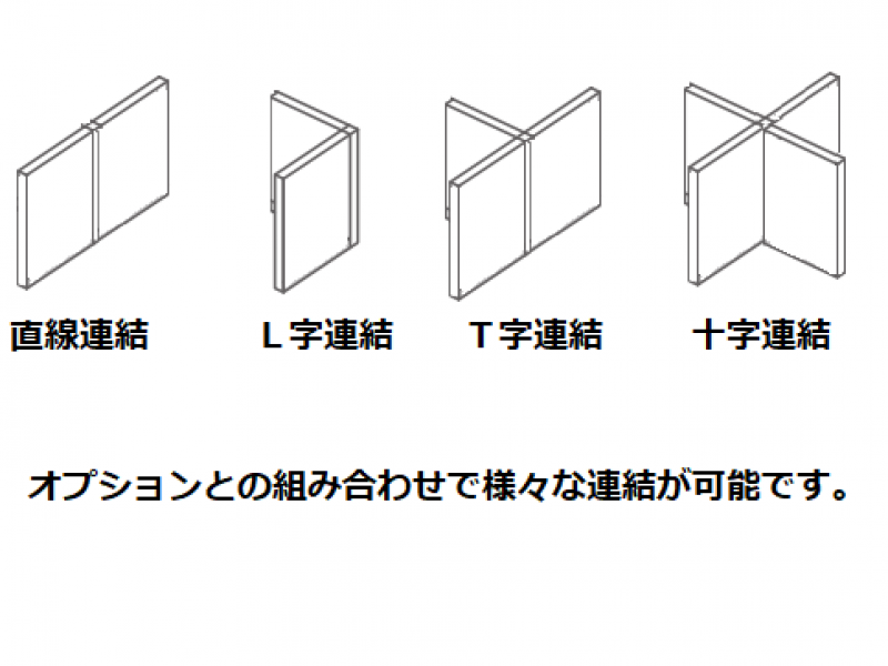 IPパーティション　パネル　H1220×W1400　新品_2