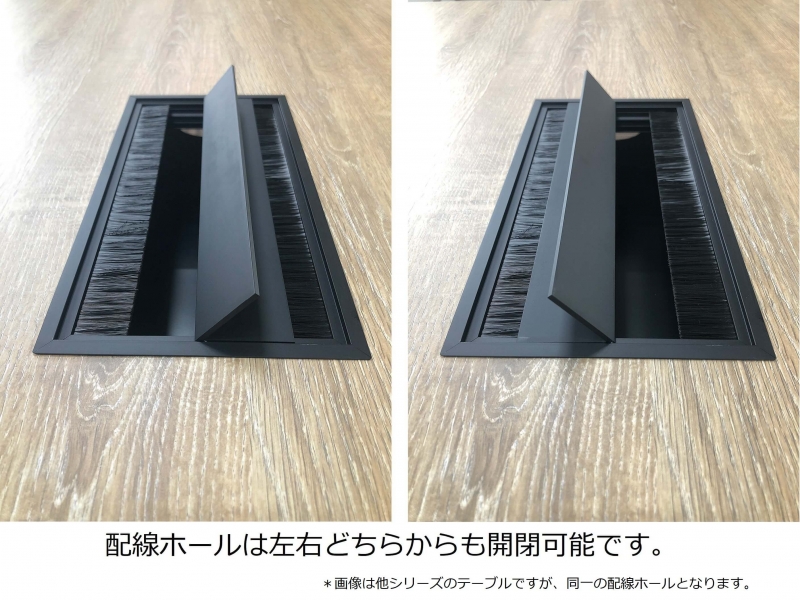 REVミーティングテーブル　W2400　ホワイト×ホワイト　新品_5