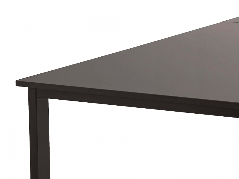 REVミーティングテーブル　W1200　ブラック×ブラック　新品_1