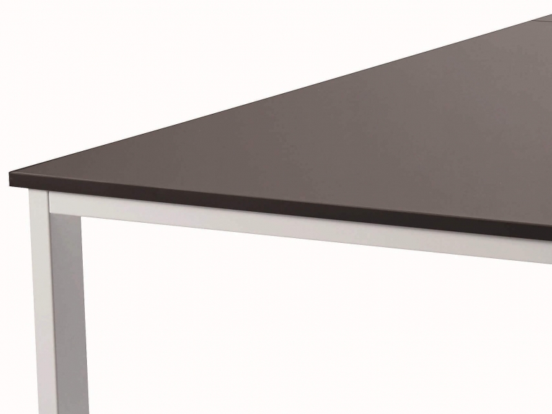REVミーティングテーブル　W1500　ブラック×ホワイト　新品_1