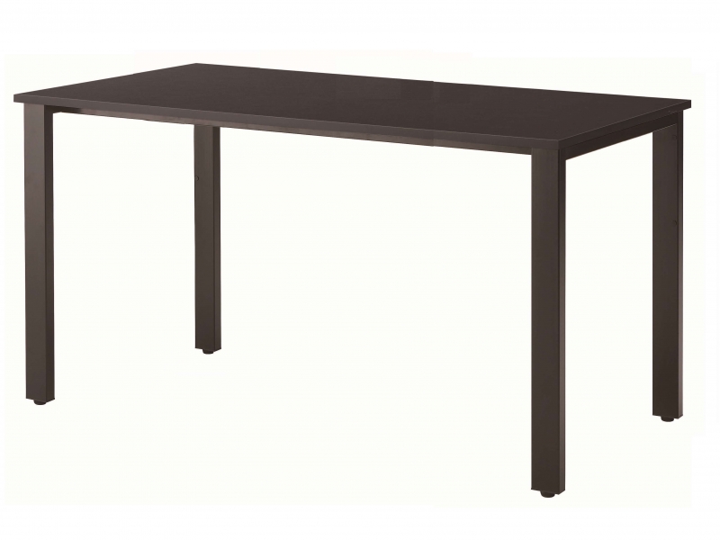 REVミーティングテーブル　W1500　ブラック×ブラック　新品_0