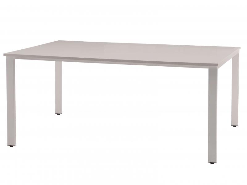 REVミーティングテーブル　W1800/D750　ホワイト×ホワイト　新品