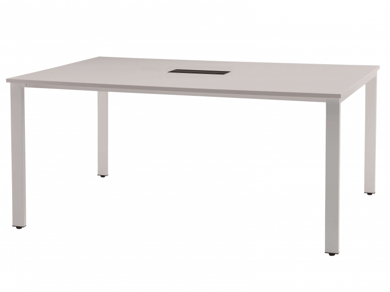 REVミーティングテーブル　W1800/D900　ホワイト×ホワイト　新品