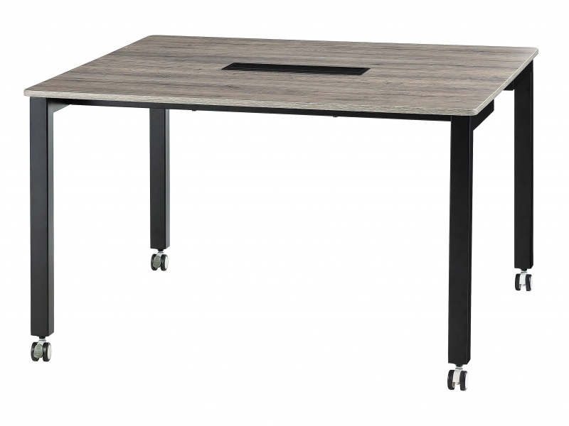 【販売終了】FMDシリーズ　グループテーブル　W1200×D1200　アッシュ　新品