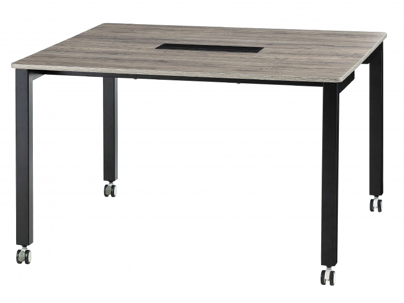 【販売終了】FMDシリーズ　グループテーブル　W1200×D1400　アッシュ　新品