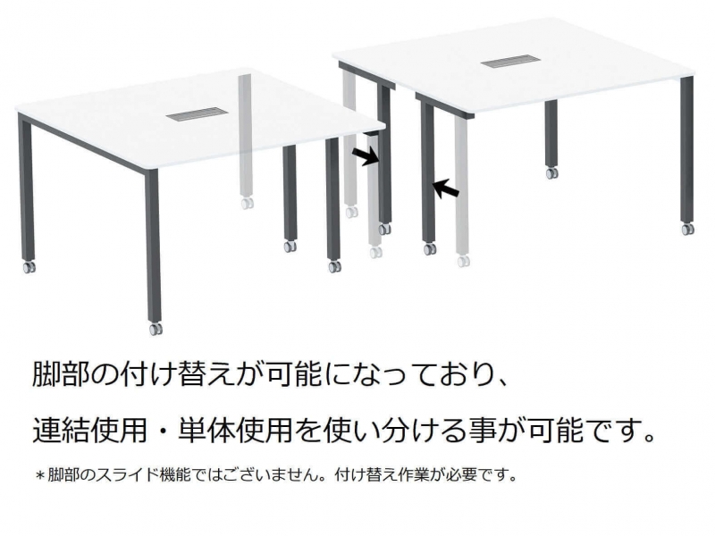 FMDシリーズ　グループテーブル　W1200×D1400　アッシュ　新品_4