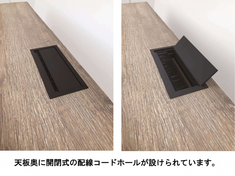 REVシリーズ　ワークデスク　W1200　ホワイト×ブラック　新品_3