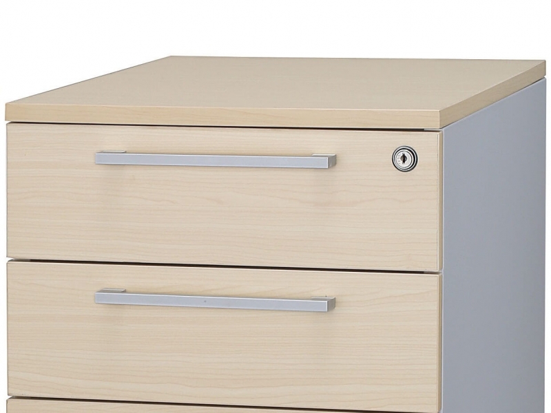 木目調デスクワゴン　ナチュラル　新品_2