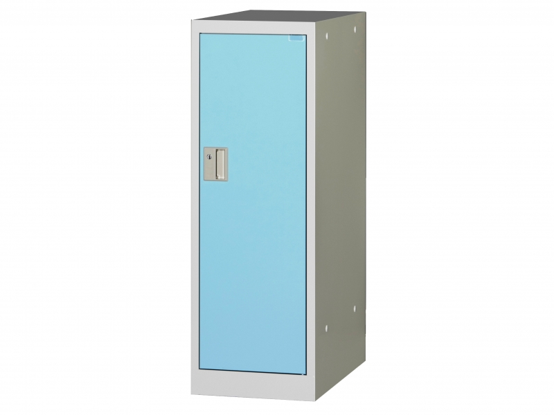 【販売終了】ミニロッカー　１人用　ライトブルー　MLK-LB　新品