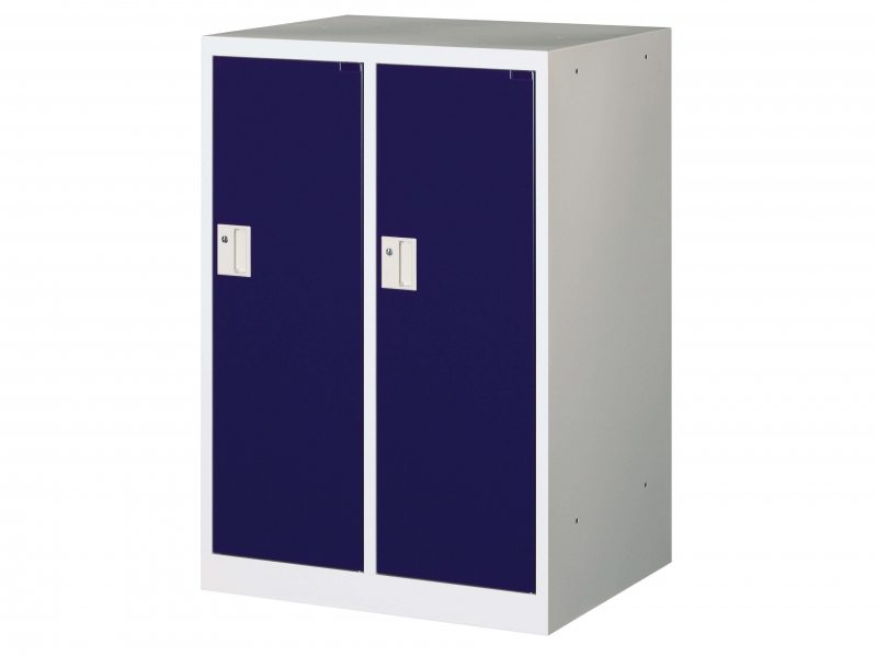 【販売終了】ミニロッカー　2人用　ブルー　MLK2-B　新品