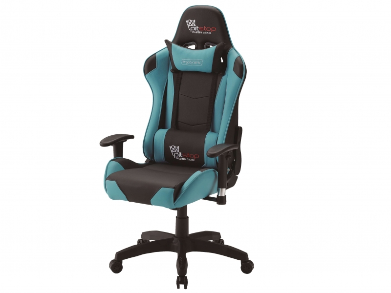 ゲーミングチェア　IRS-38　アクア