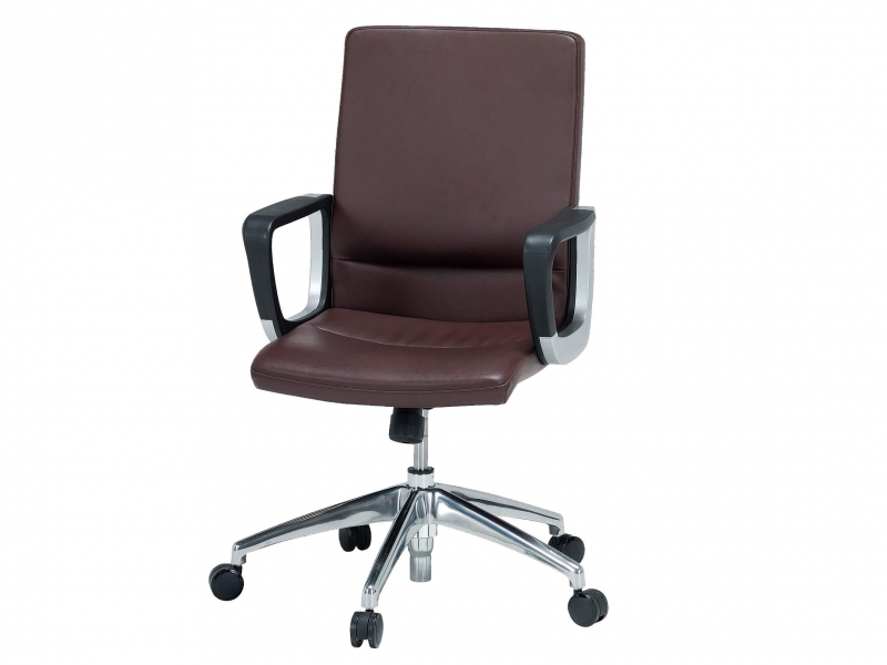 【販売終了】レザーチェア　EU-590　ブラウン