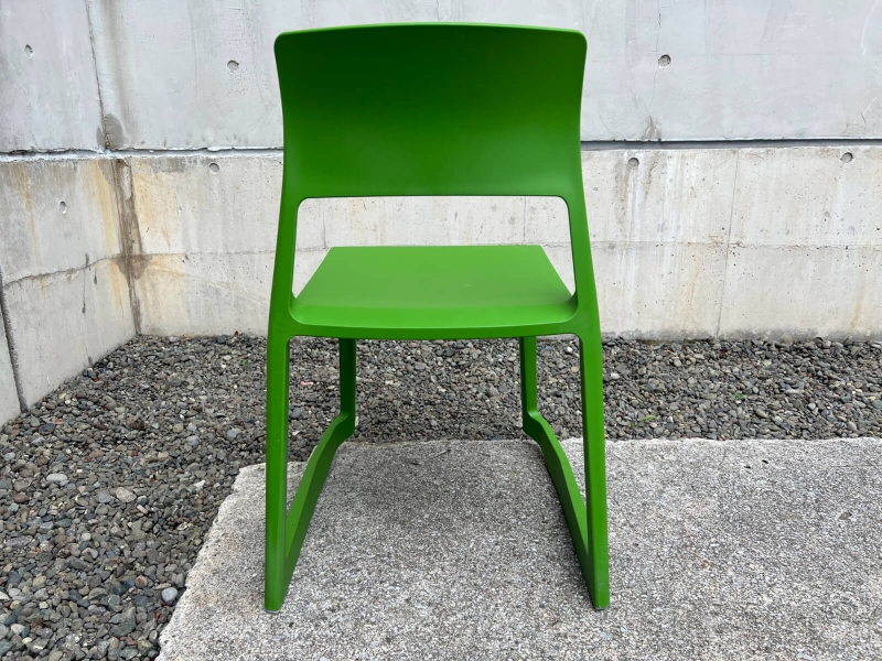 ティプトン(Tip Ton)　スタッキングチェア 　グリーン　中古_2