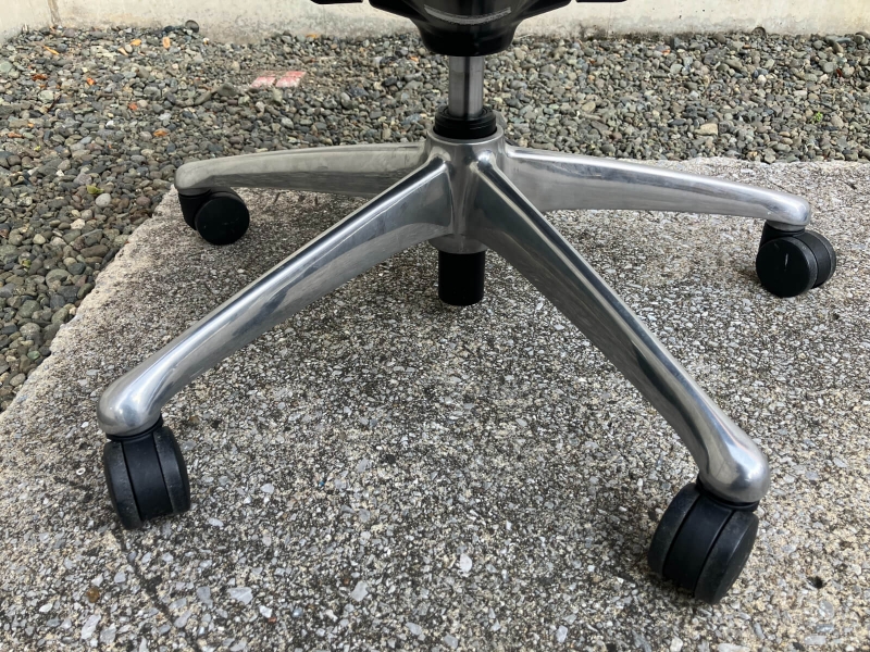 フィーゴチェア 　メッシュタイプ　グレー　肘付き　中古_7
