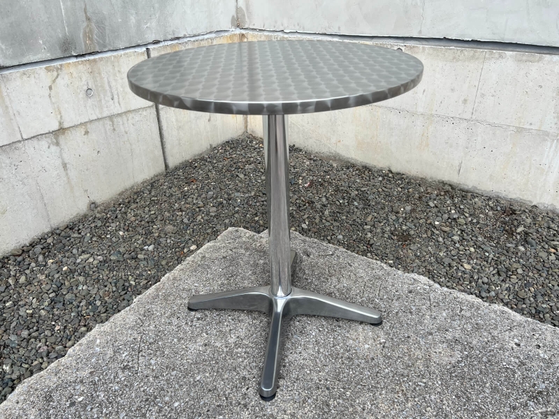 アルミ丸テーブル　AL-63RT　未使用品