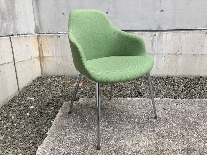 ケイク　アームチェア　グリーン　中古