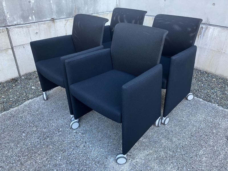 応接会議椅子　8385K　4脚セット　中古