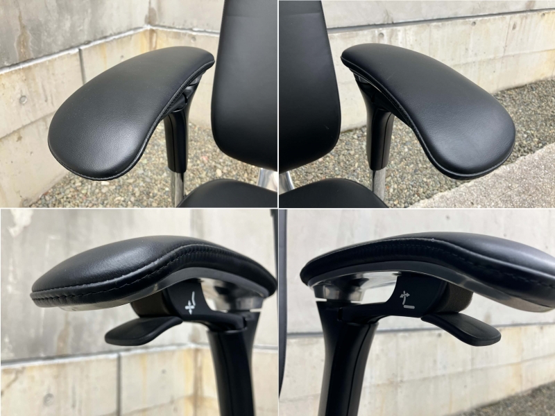 コンテッサチェア　大型ヘッドレスト付き　革張り　中古_3