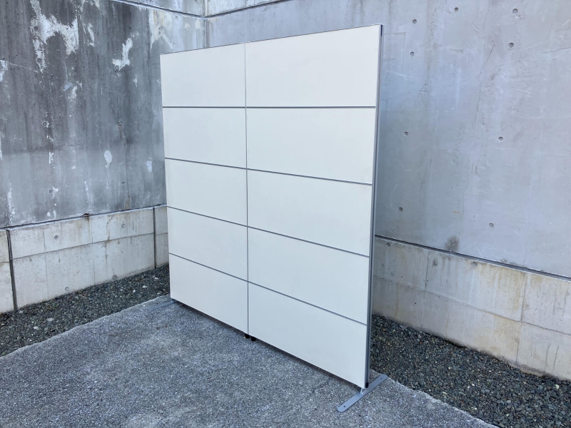 CFブロックパネル　レザータイプ　アイボリー　2連セット