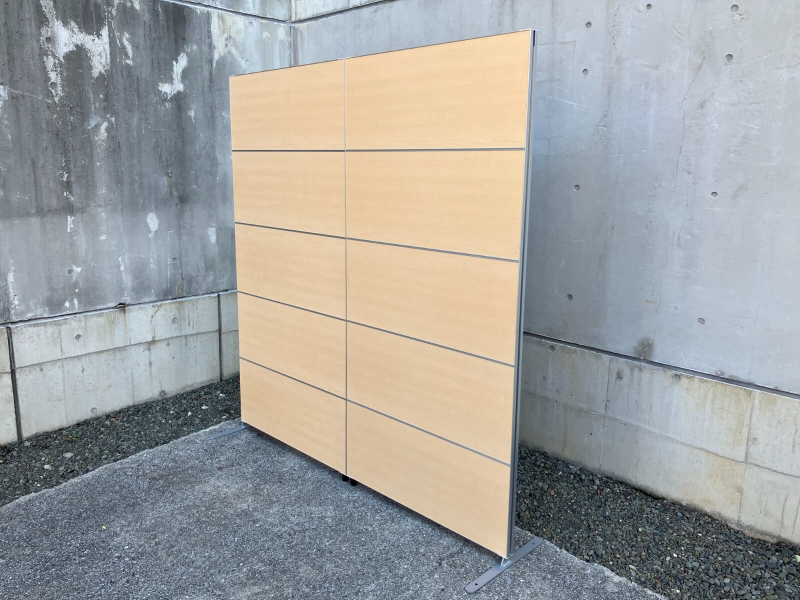 CFブロックパネル　木目調タイプ　シカモア　2連セット　中古_0