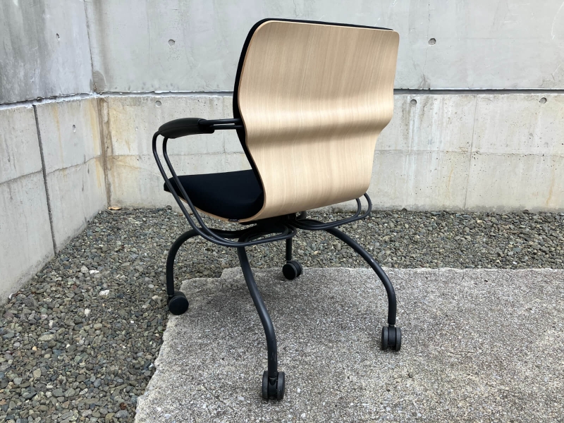 シンタチェア　ブラック×ファインウォールナット　中古_1