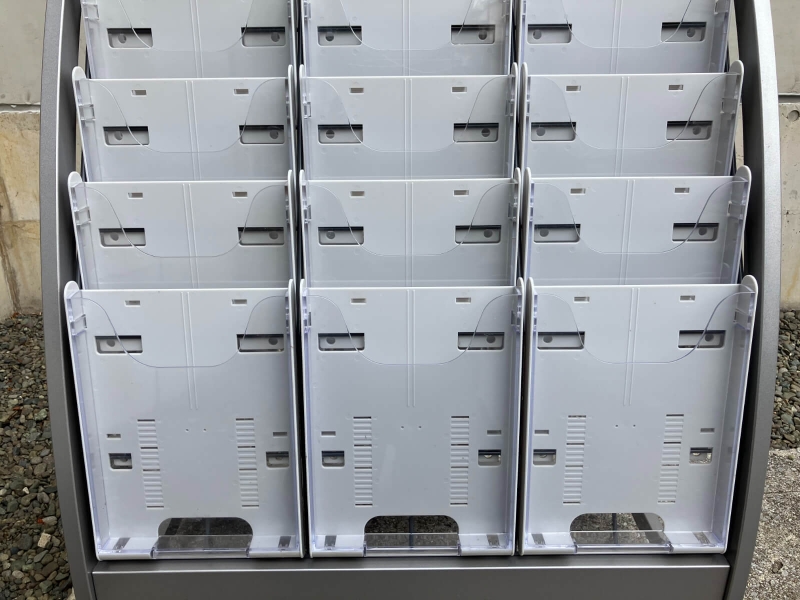 パンフレットスタンド　3列6段　PCL-C306　中古_5