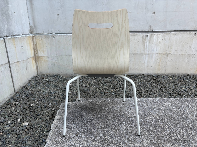 プライウッドチェア　KU-11　グリーン　中古_2