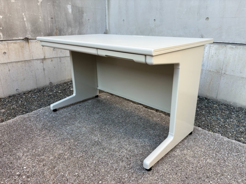 LAデスクシリーズ　平机　W1200　Lグレー　中古