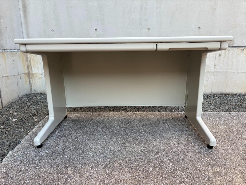 LAデスクシリーズ　平机　W1200　Lグレー　中古_2