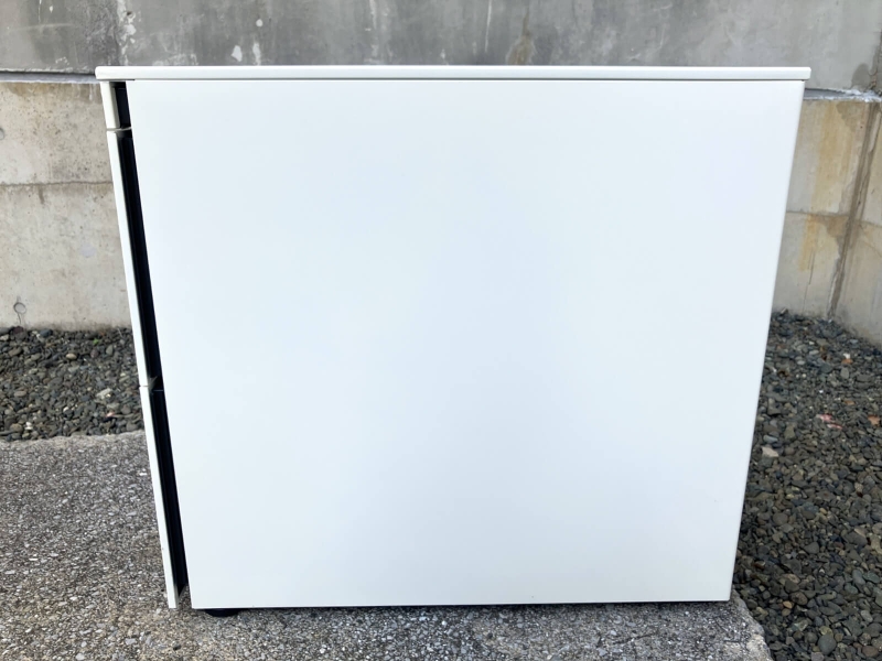 スリムキャビネット　ホワイト　中古_2