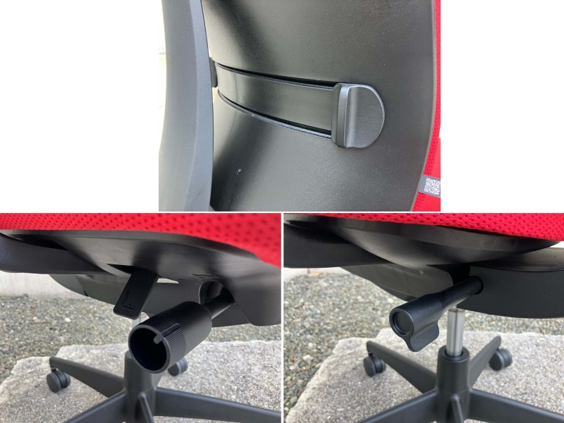 ウィザード４チェア　ハイバック　可動肘付き　中古_6