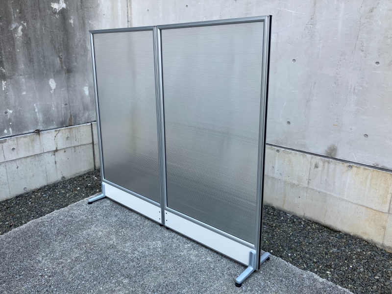 Zパネル　ポリカーボネイト　W900+900/H1600㎜　2枚組　中古_0